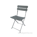 Outdoor-Metall-Klappstuhl mit gestreckter Latte (3Seat &amp; 2Back)